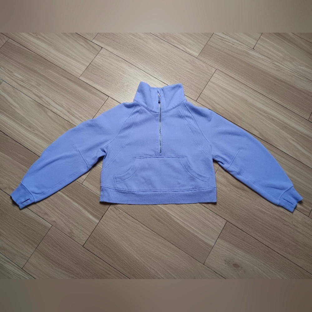 Lululemon Lilac Smoke Funnel Neck Pullover